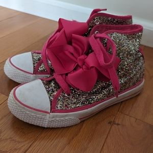 JoJo Siwa Glitter High Top Sneakers